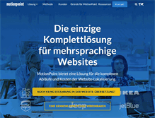 Tablet Screenshot of de.motionpoint.com